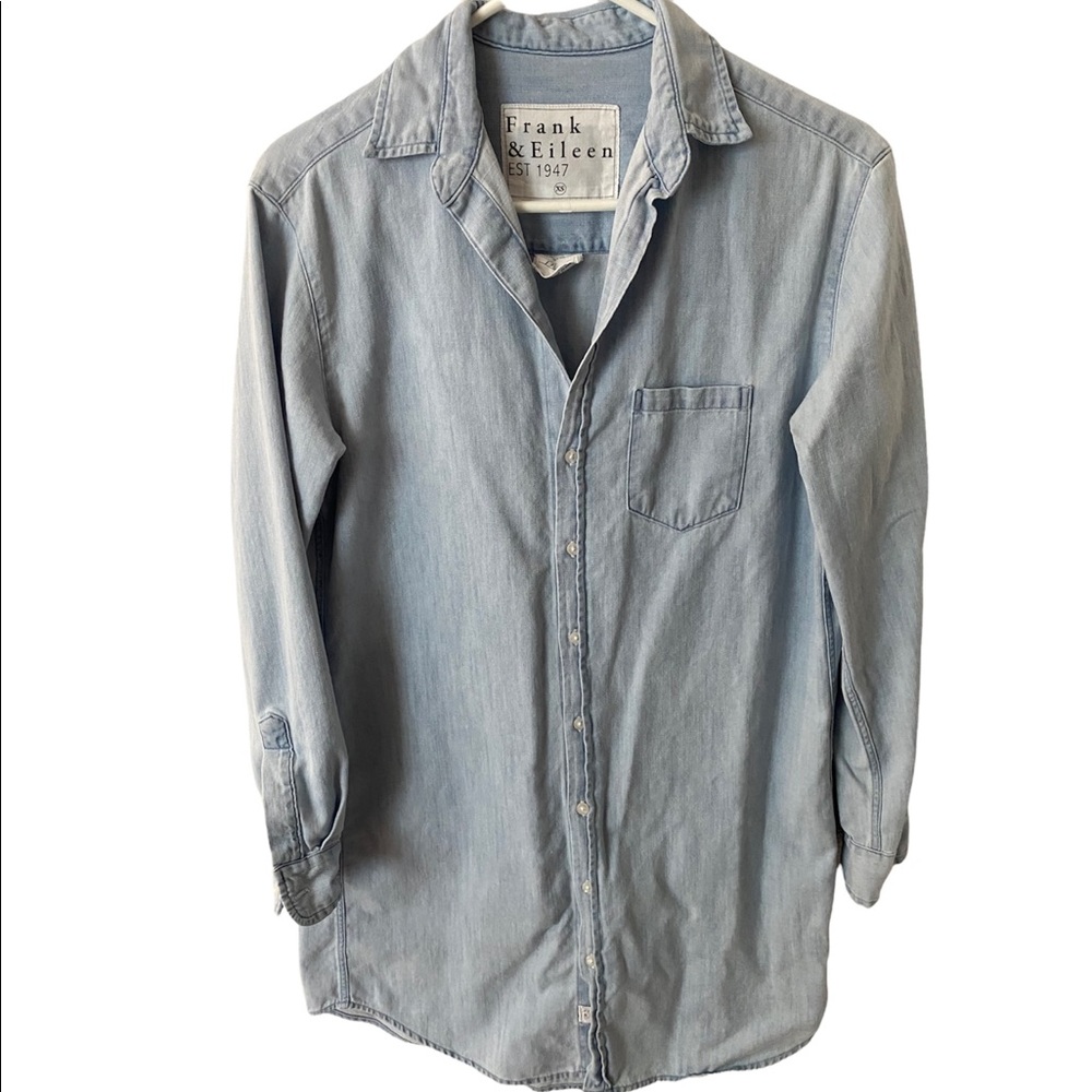 Frank & Eileen Mary famous denim shirt dress XS